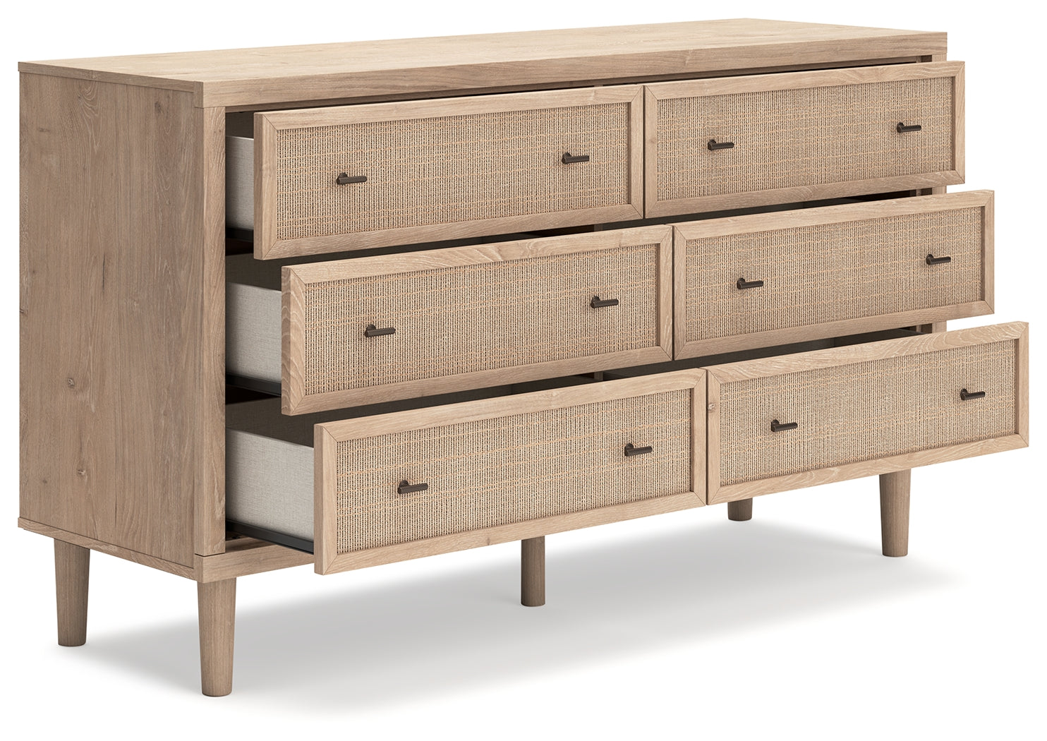 Cielden Queen Upholstered Bedroom Set, Two-Tone