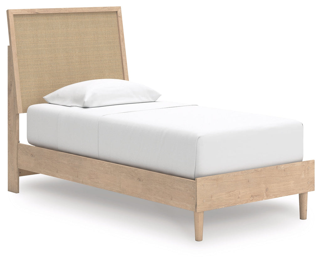 Cielden Two-tone Twin Panel Bed