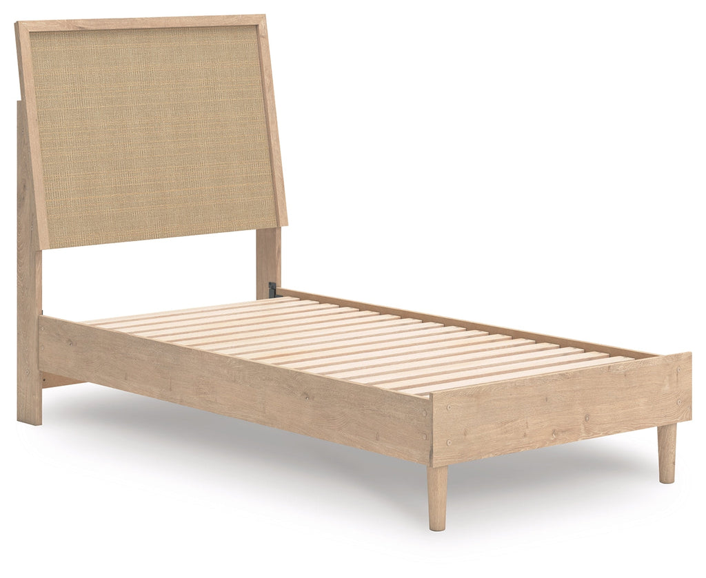 Cielden Two-tone Twin Panel Bed