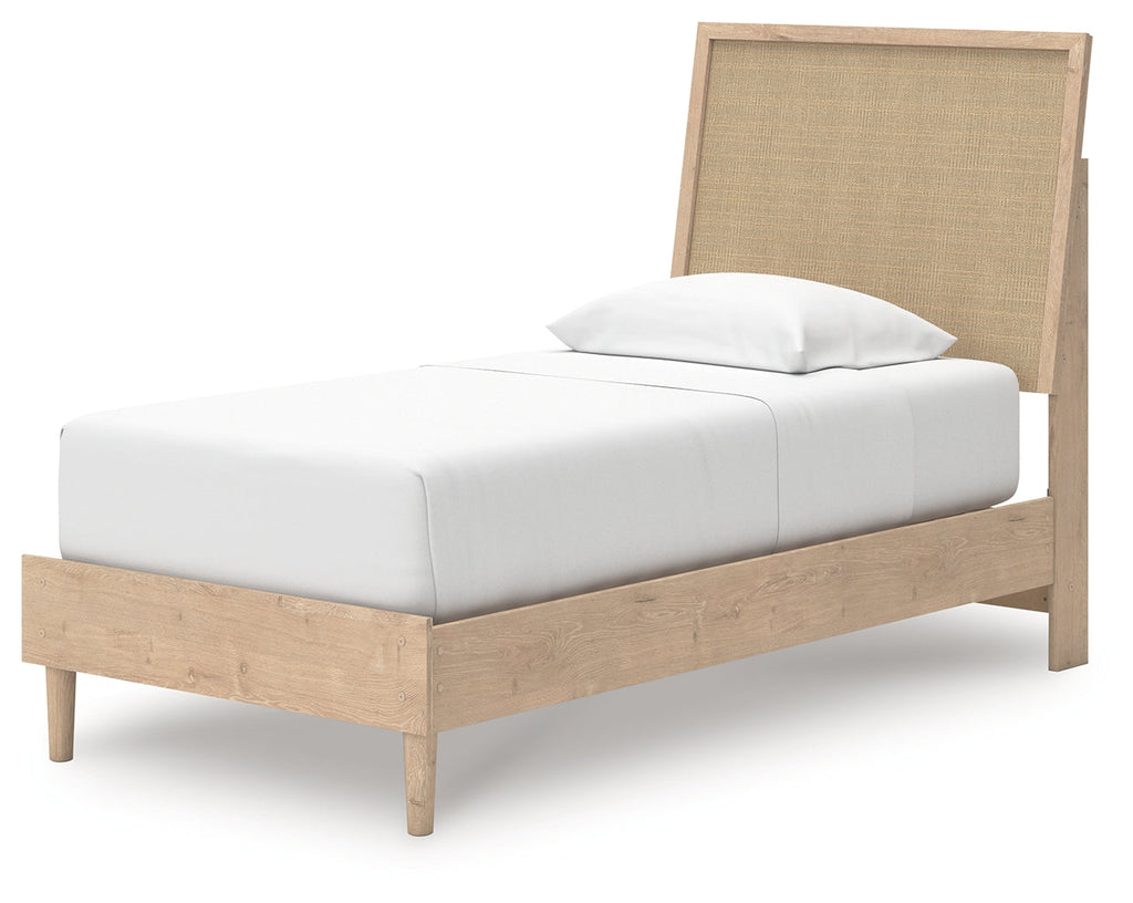 Cielden Two-tone Twin Panel Bed