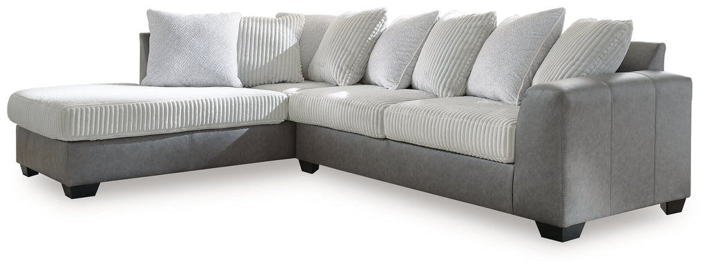 Clairette Court Alloy 2-Piece Sectional with LAF Chaise