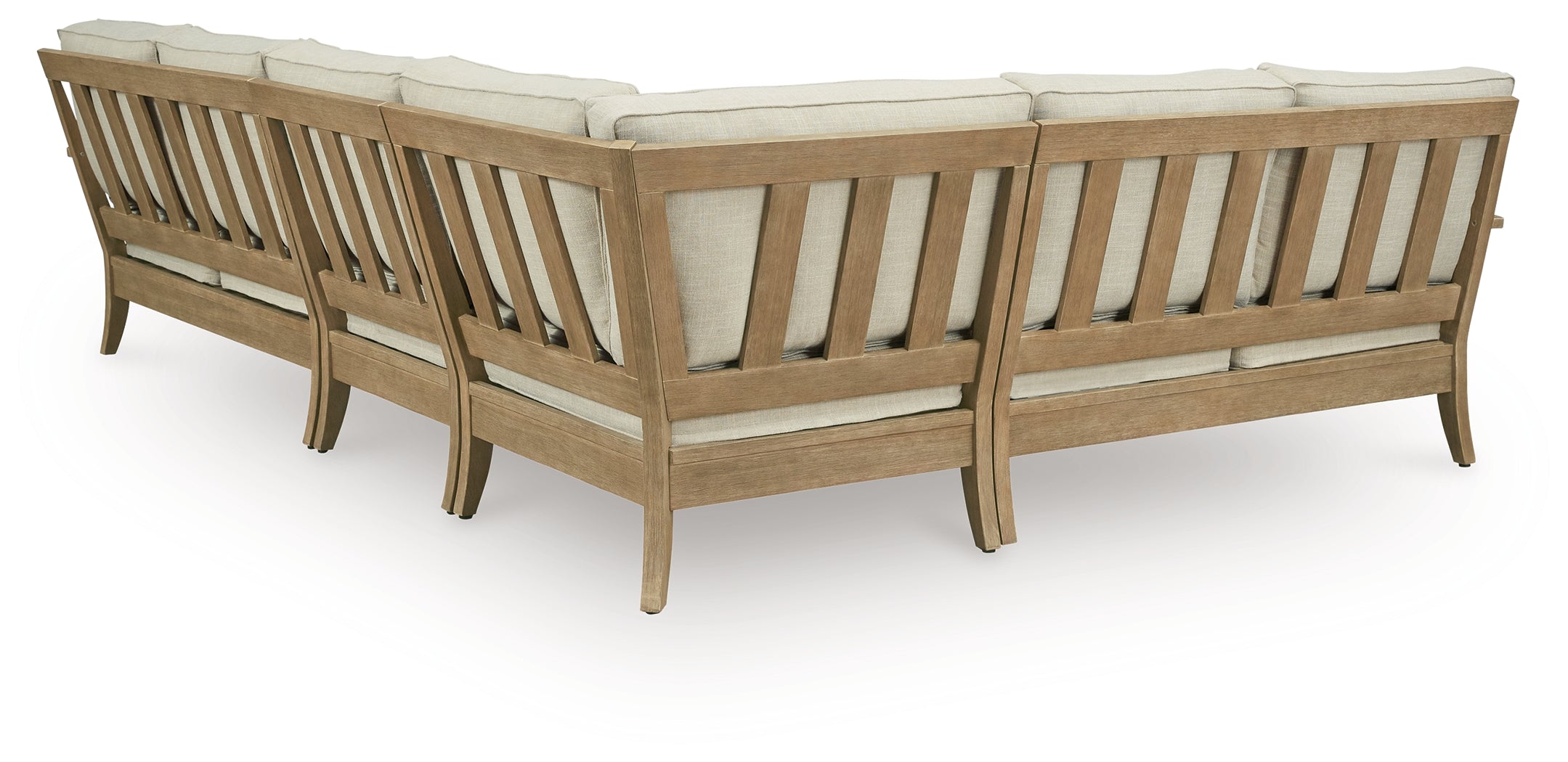 Clare View Beige 4-Piece Outdoor Sectional
