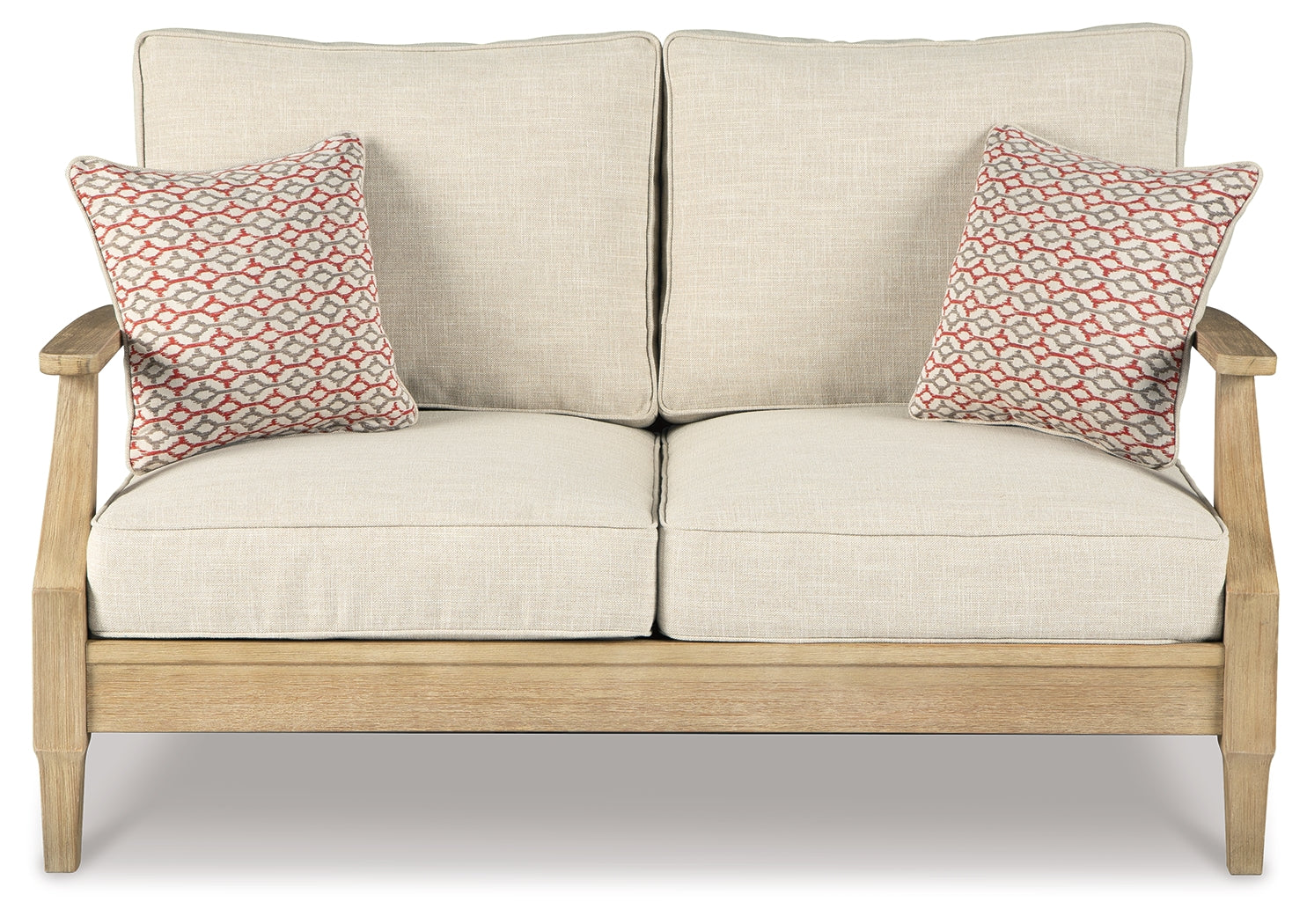 Clare View Beige Outdoor Sofa, Loveseat and Lounge Chair