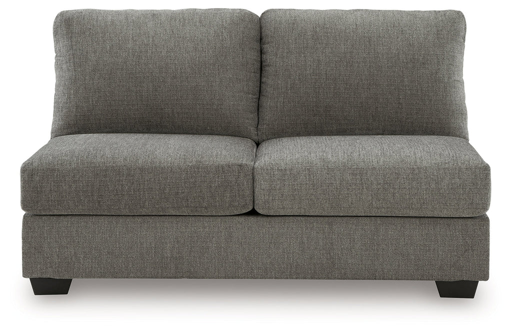 Clarington Greystone 3-Piece Sectional and Oversized Ottoman