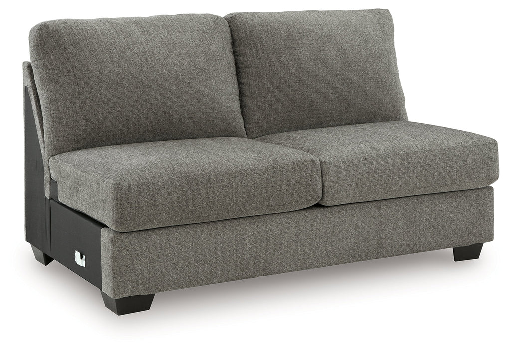 Clarington Greystone 3-Piece Sectional and Oversized Ottoman