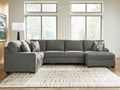Clarington Greystone 3-Piece Sectional with Right Chaise