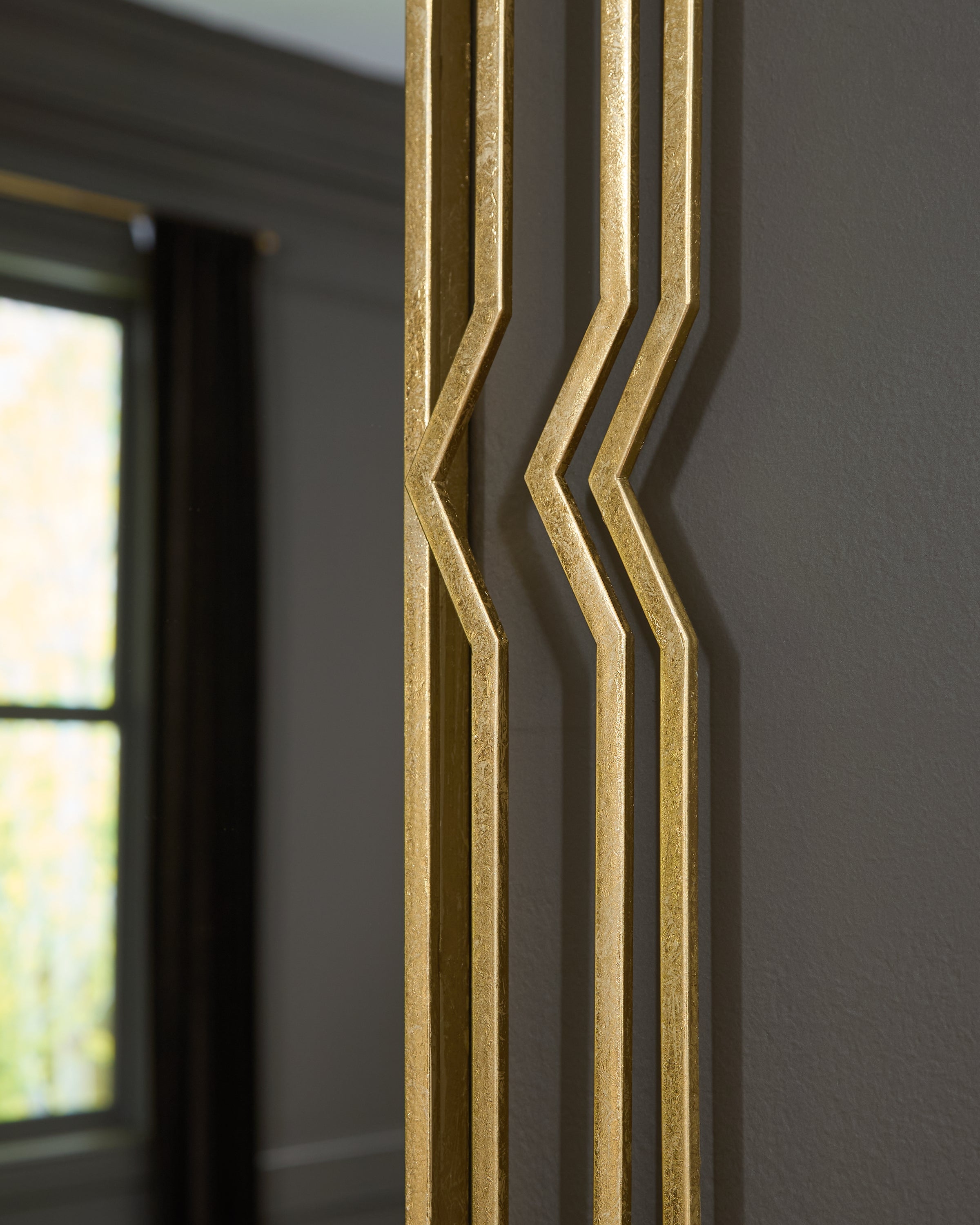 Claybrook Gold Finish Accent Mirror