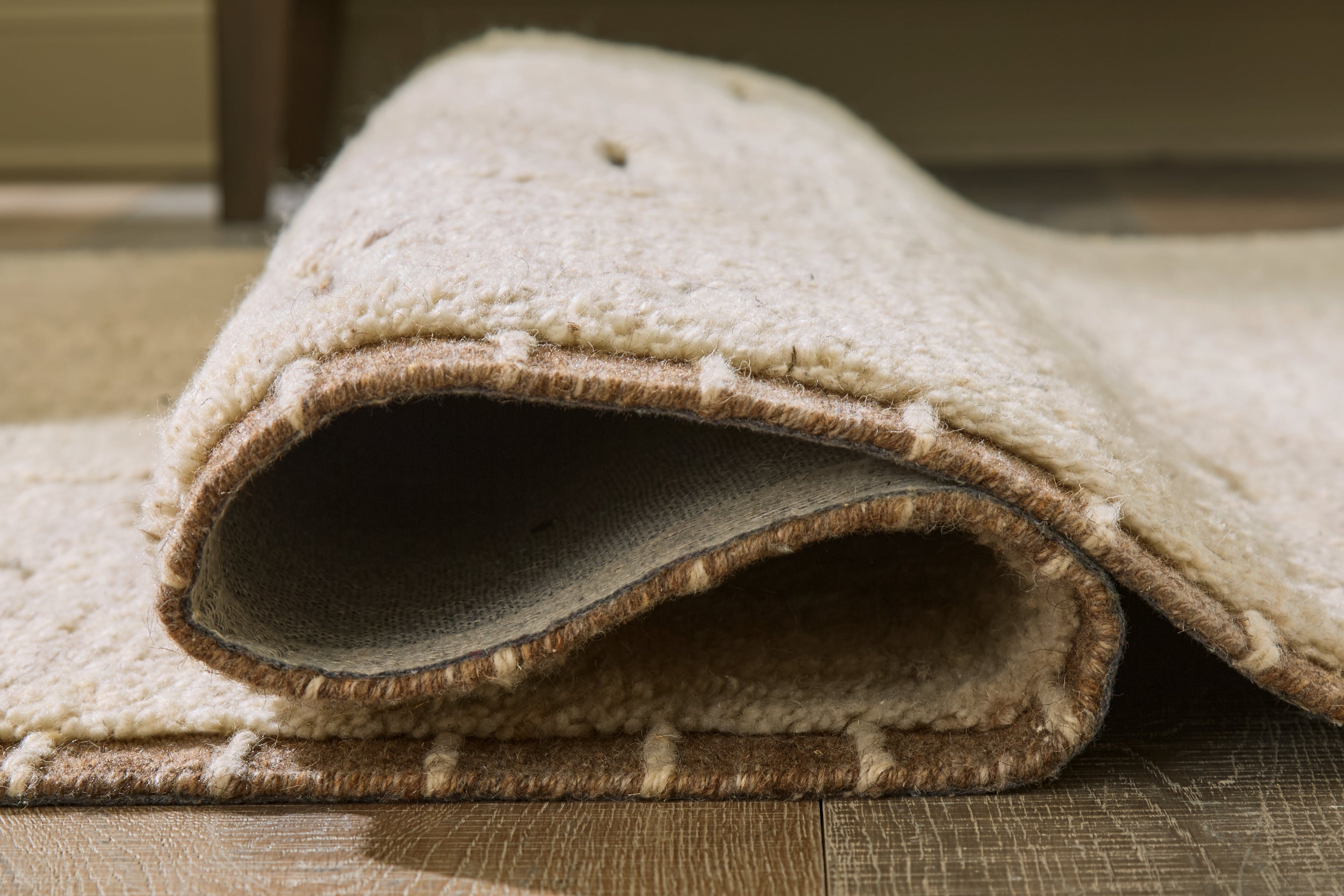 Clayman Beige/Brown Extra Large Rug