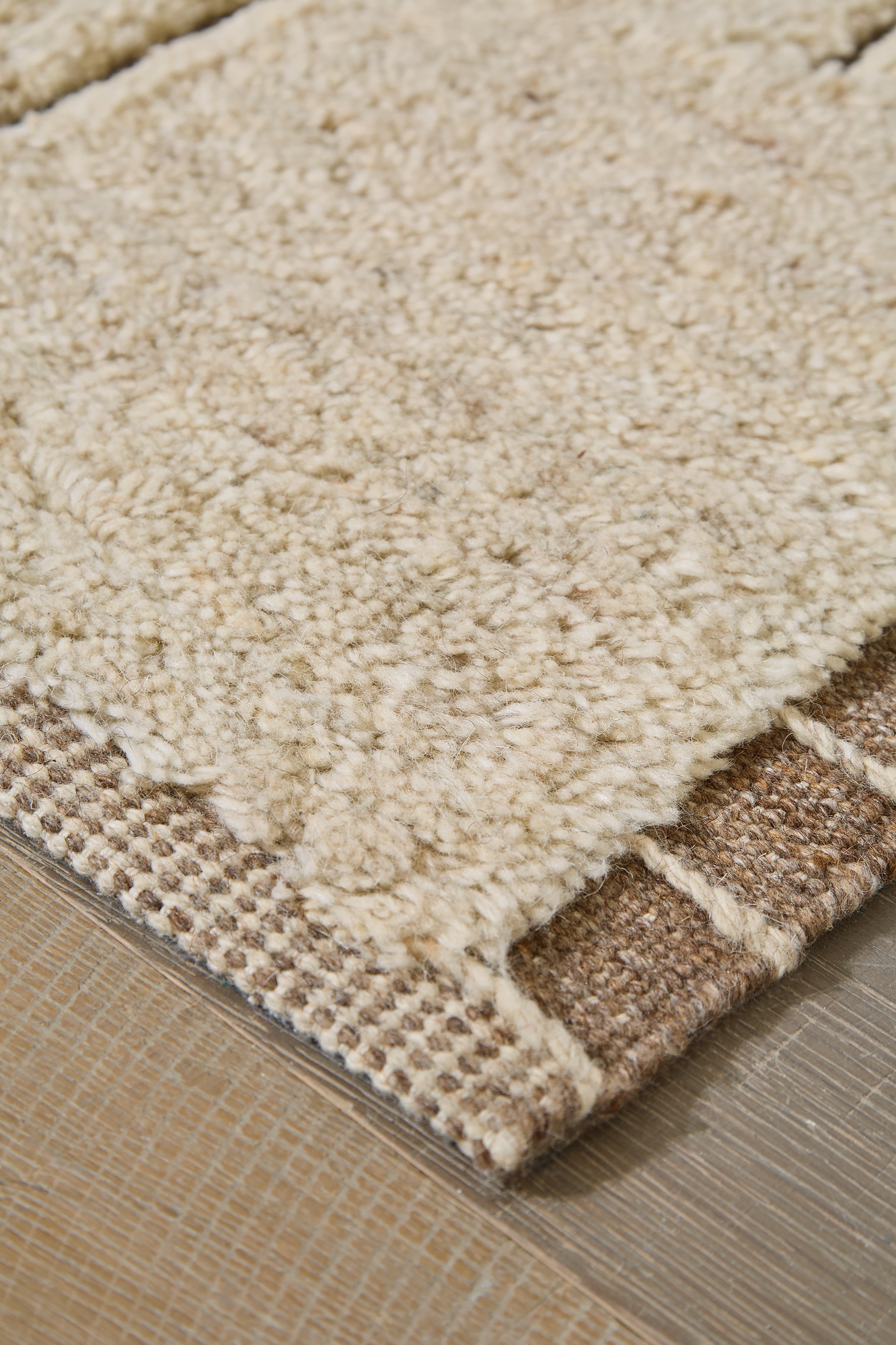 Clayman Beige/Brown Extra Large Rug