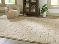 Clayman Beige/Brown Extra Large Rug