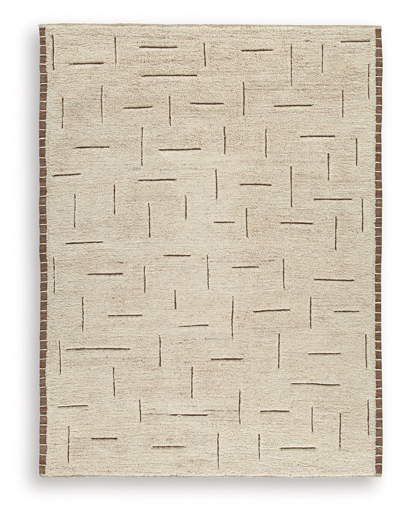 Clayman Beige/Brown Large Rug