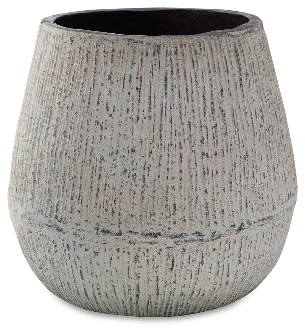 Claymount Distressed Brown Vase (9.5"H)