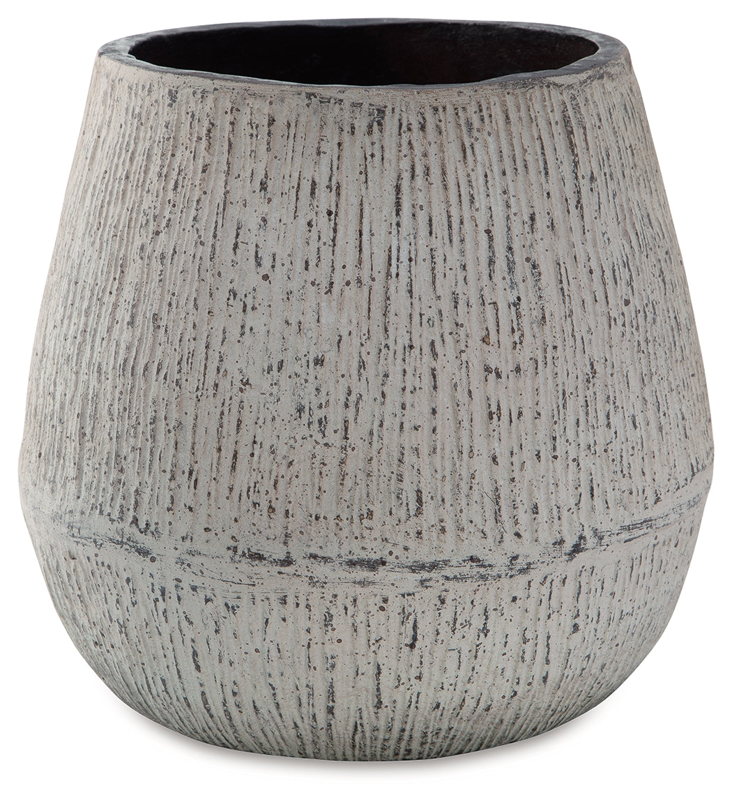 Claymount Distressed Brown Vase (9.5"H)