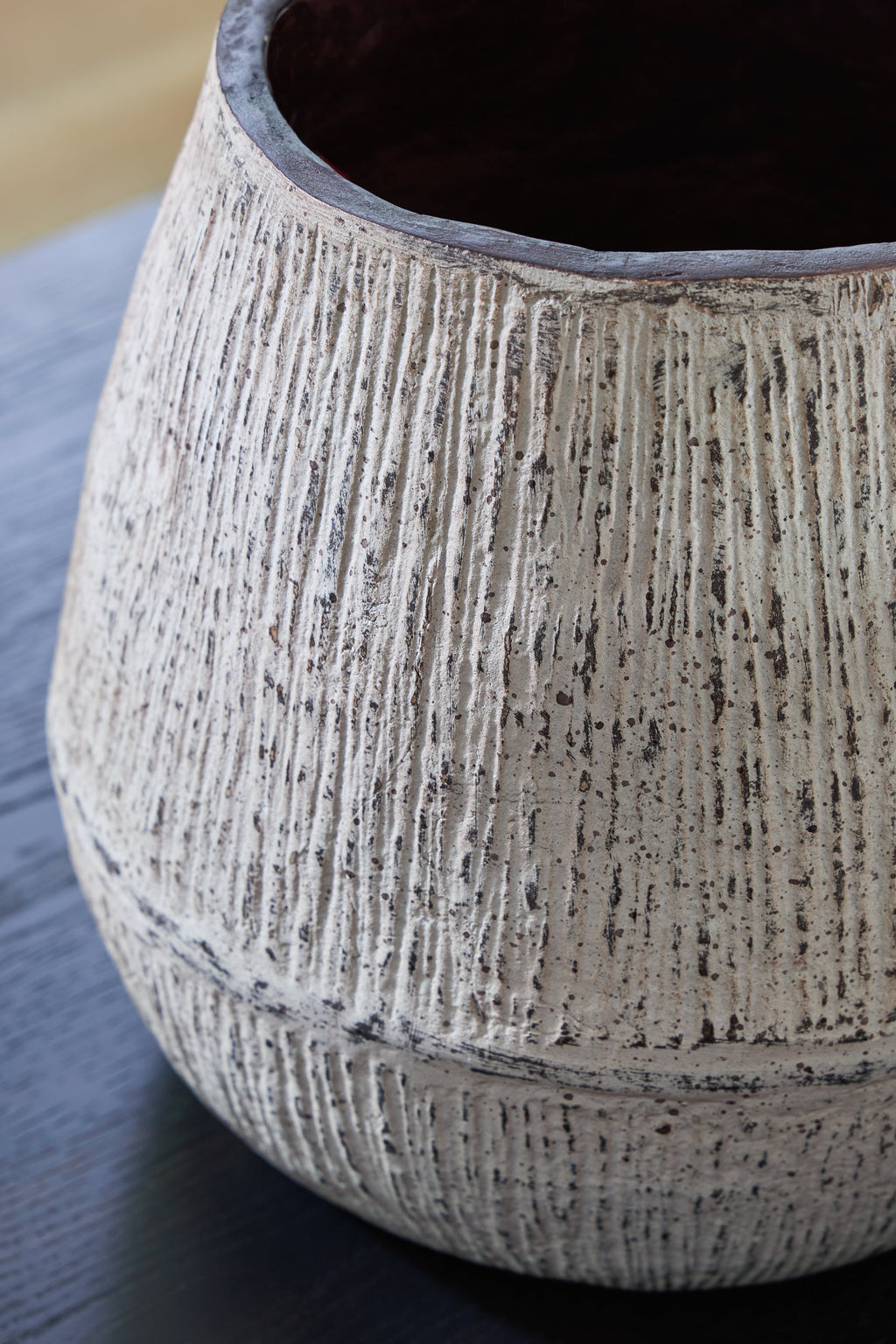 Claymount Distressed Brown Vase (9.5"H)