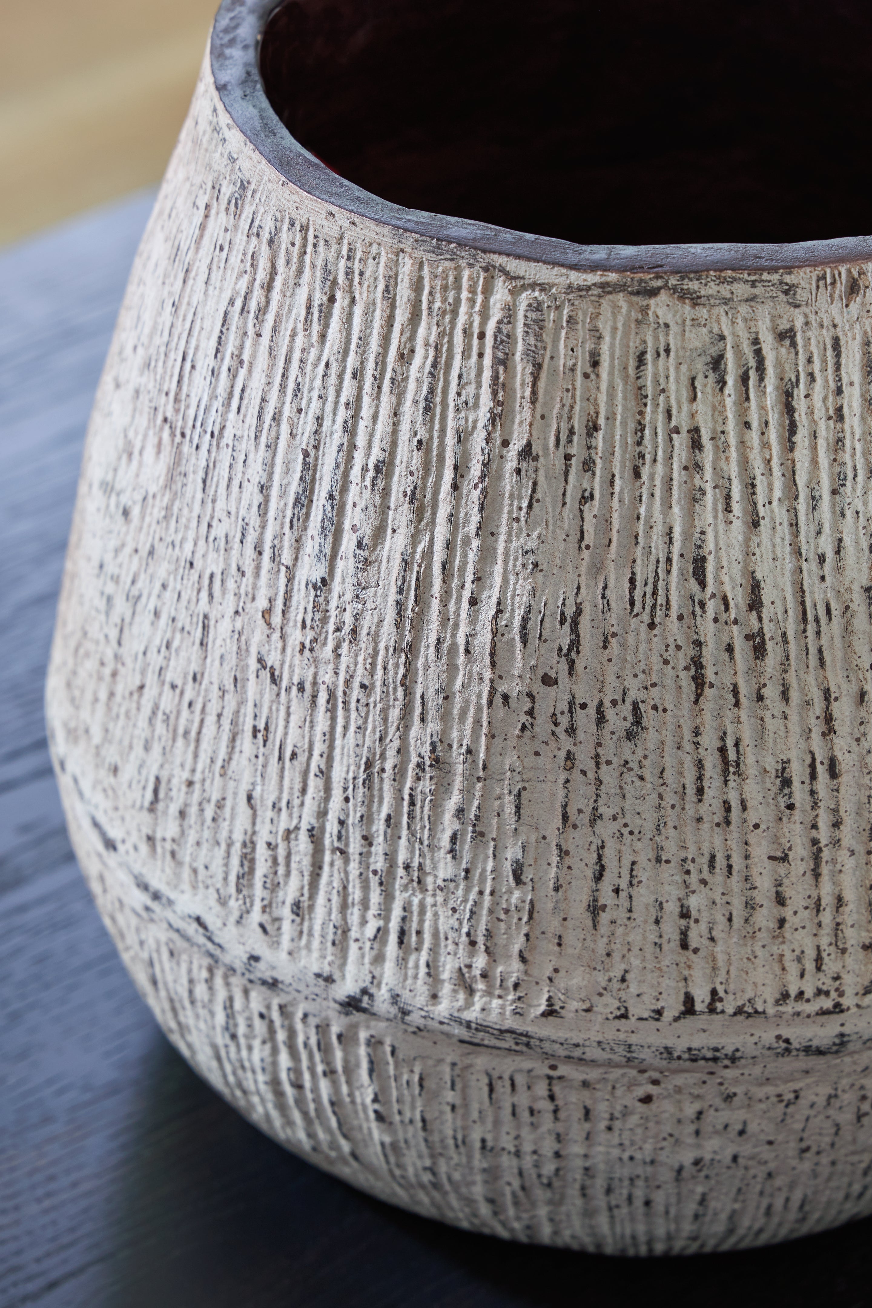 Claymount Distressed Brown Vase (9.5"H)
