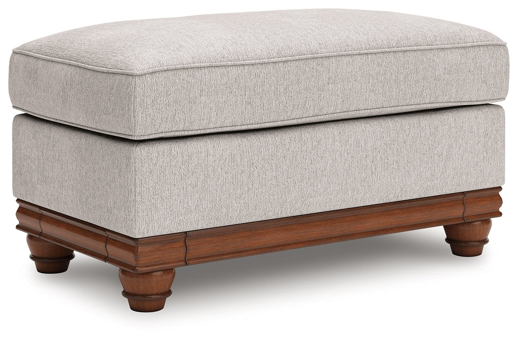 Clearbrooke Sandstone Loveseat and Ottoman