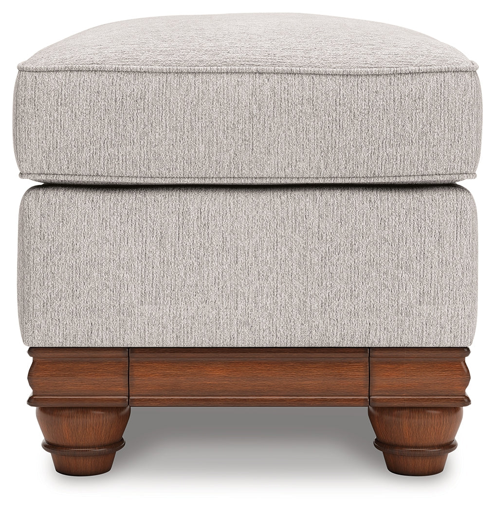 Clearbrooke Sandstone Loveseat and Ottoman