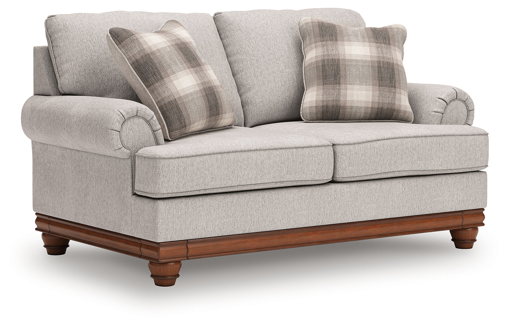 Clearbrooke Sandstone Loveseat and Ottoman