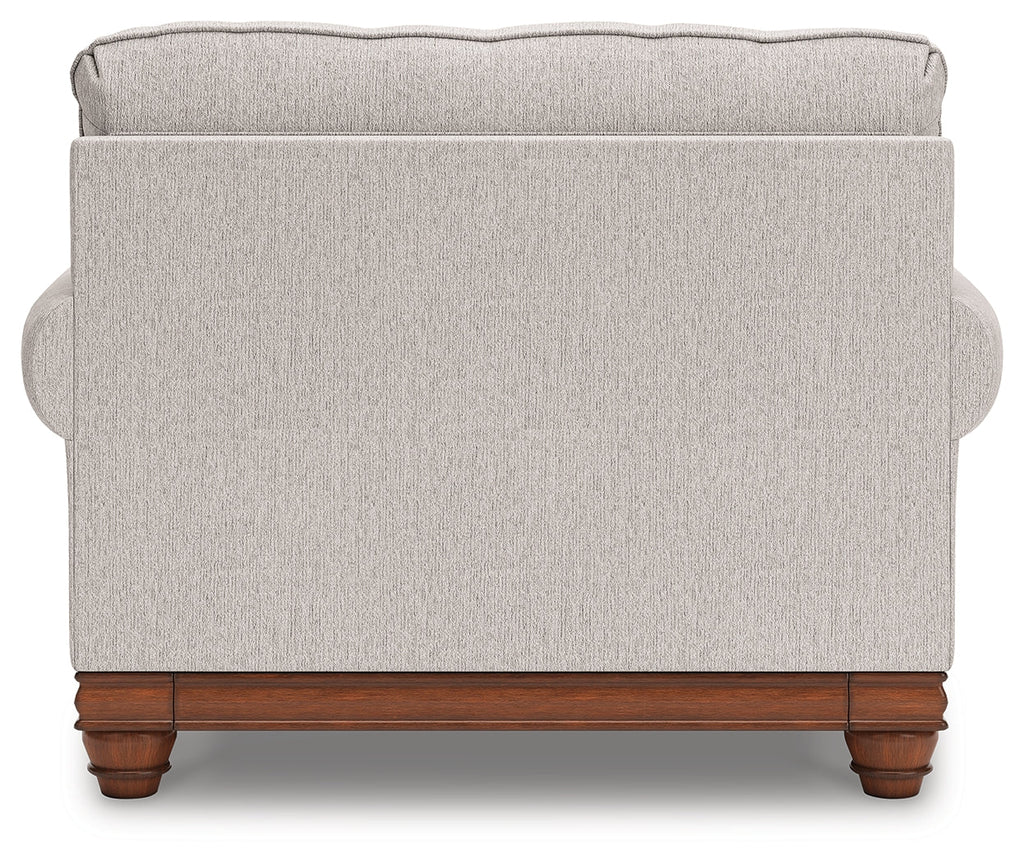 Clearbrooke Sandstone Oversized Chair and Ottoman