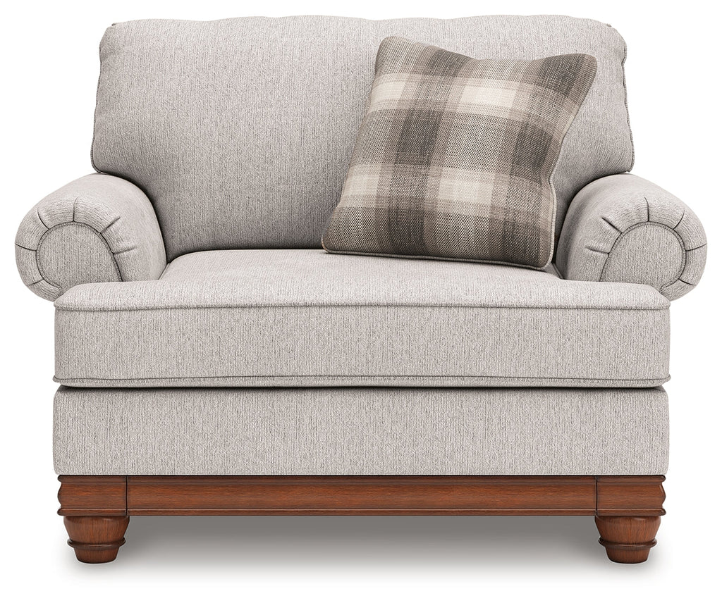 Clearbrooke Sandstone Sofa, Oversized Chair and Ottoman