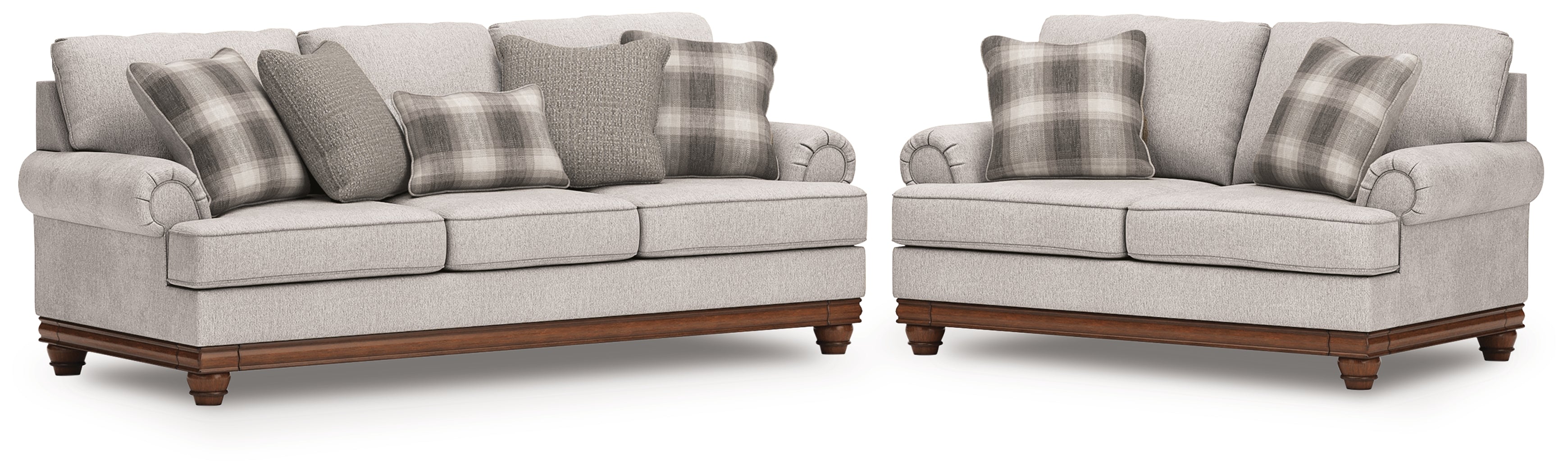 Clearbrooke Sandstone Sofa and Loveseat