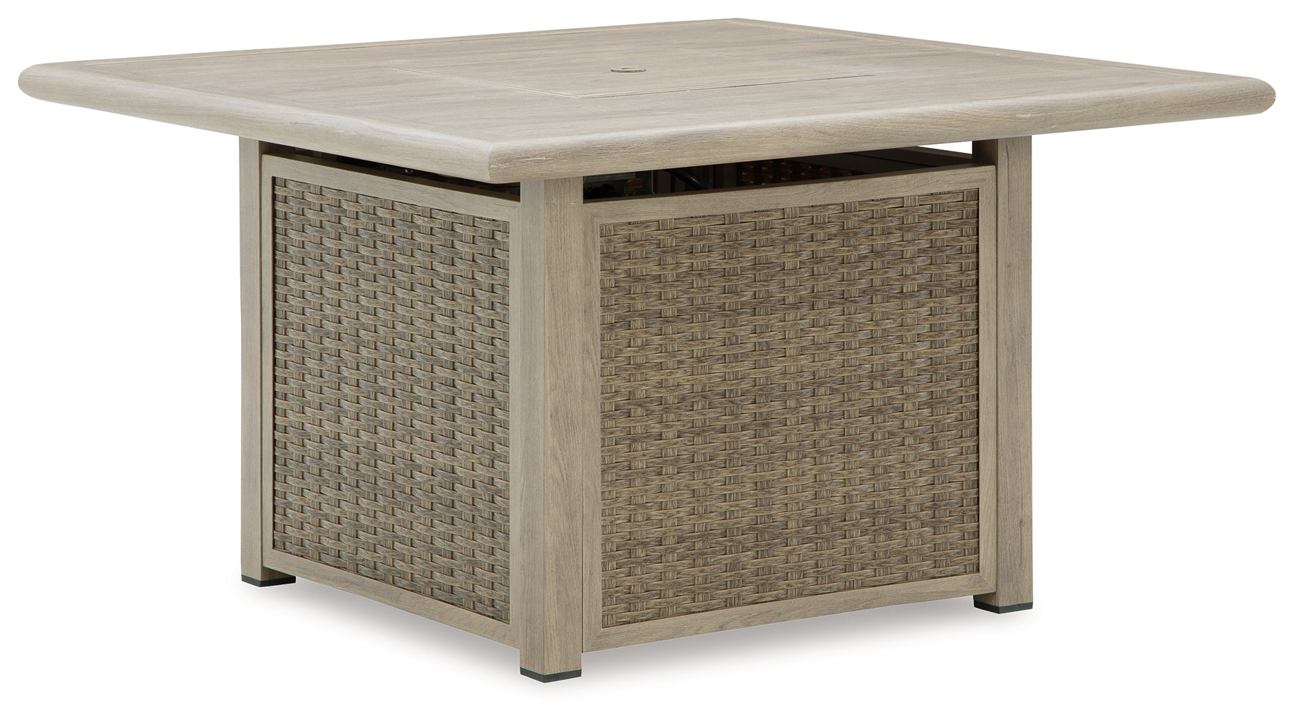 Cliff Trails Beige Fire Pit Table