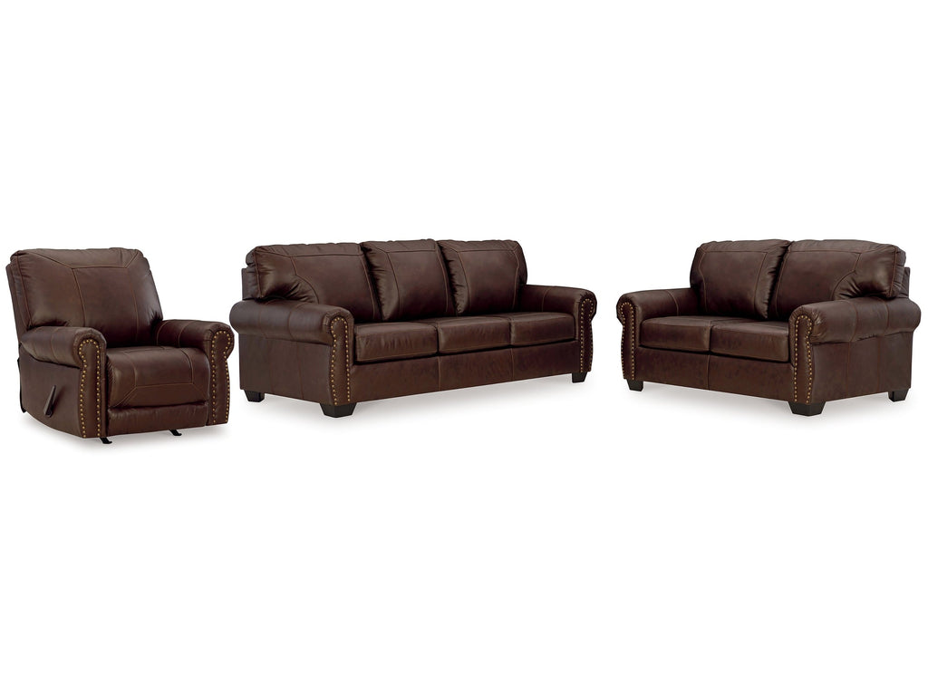 Colleton Brown Sofa, Loveseat and Recliner