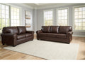 Colleton Brown Sofa and Loveseat
