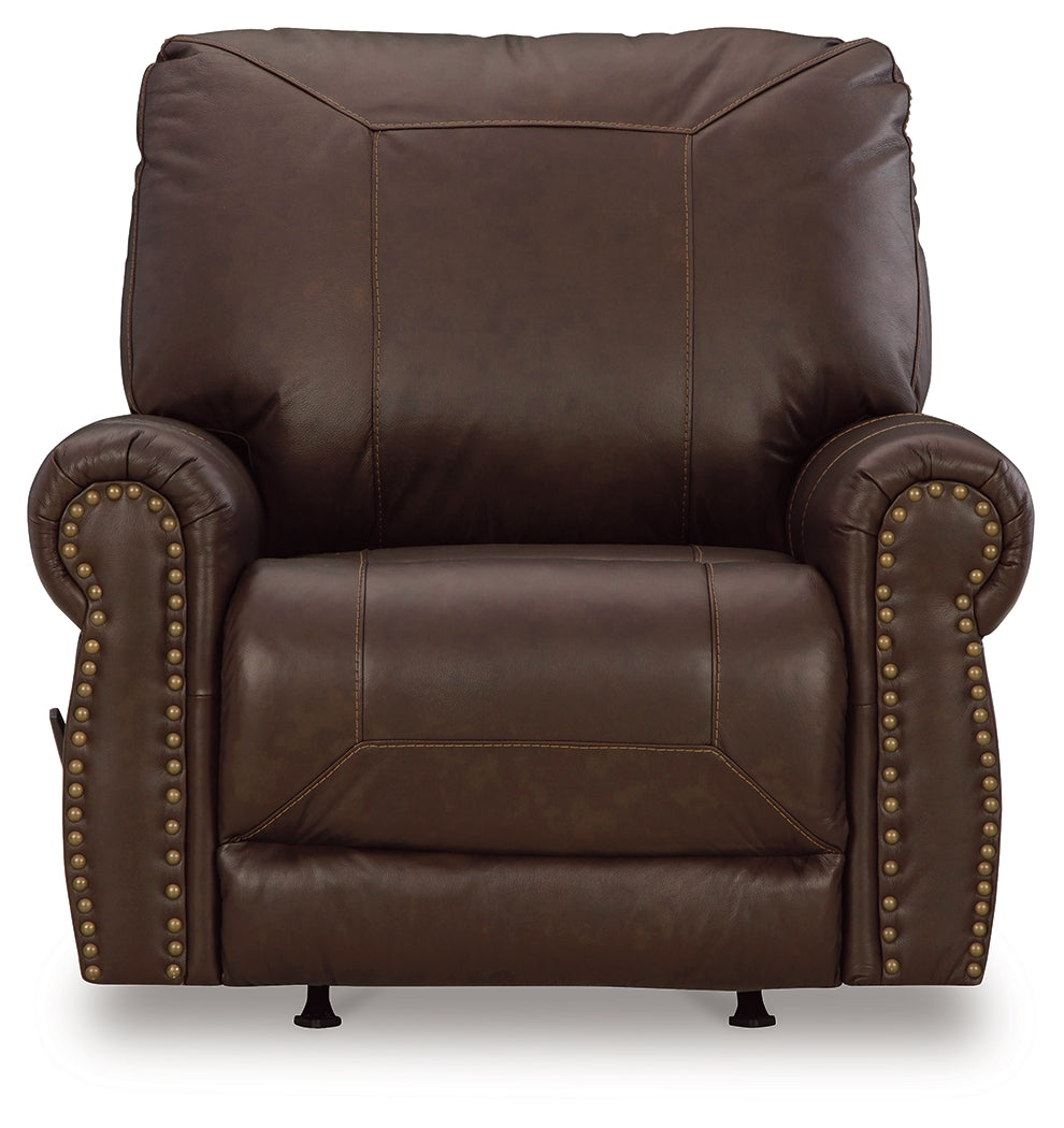 Colleton Brown Sofa and Recliner