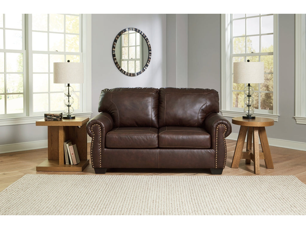 Colleton Dark Brown Loveseat