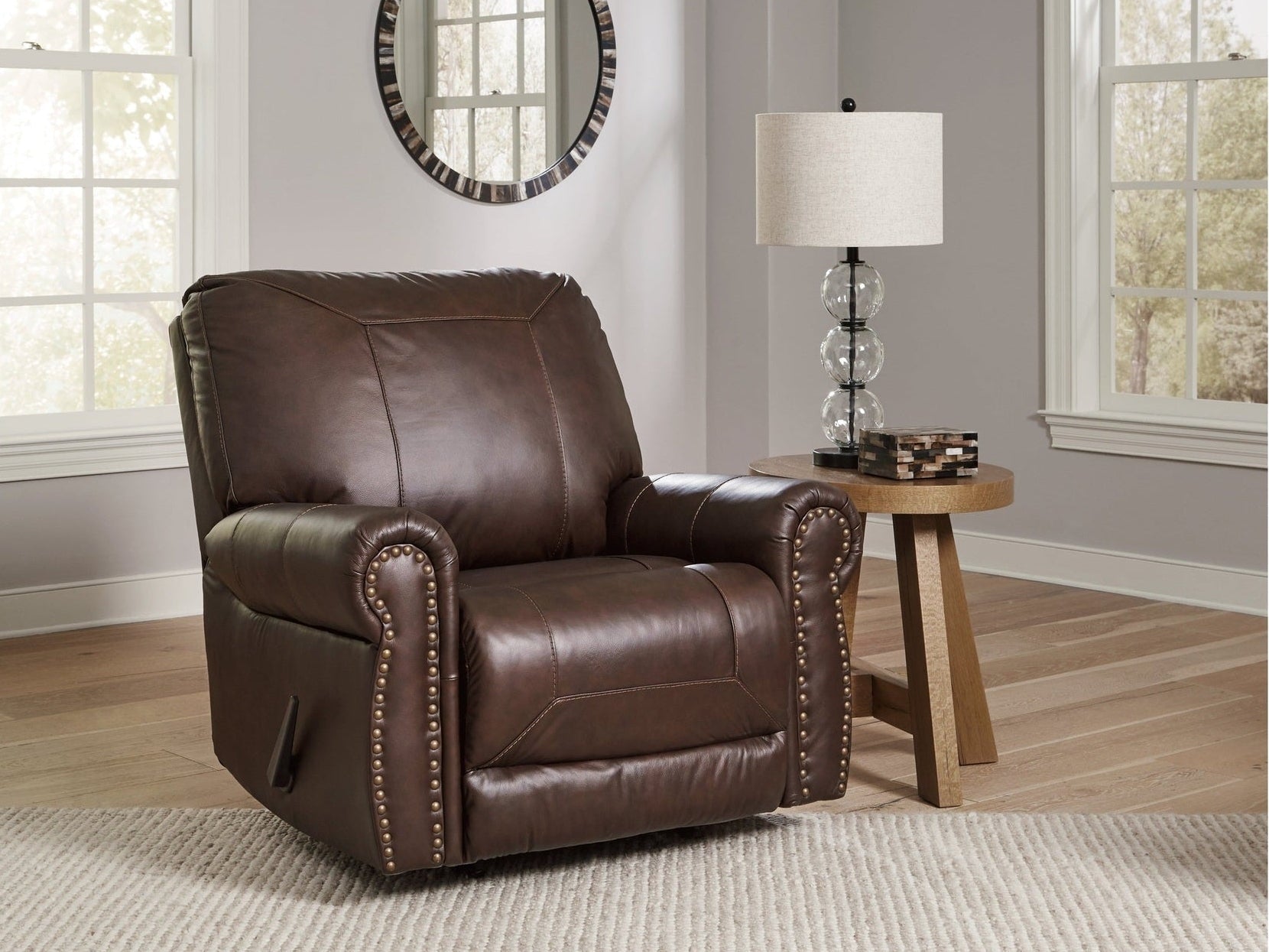 Colleton Dark Brown Recliner