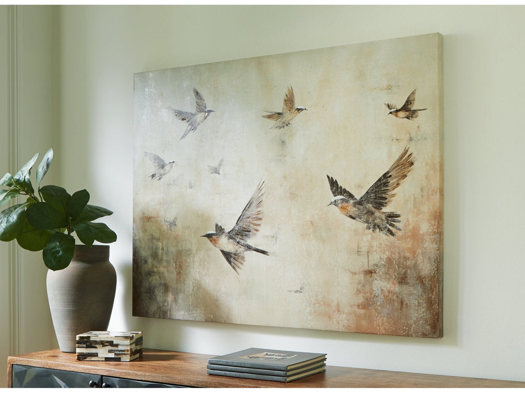 Collmund Gray/Brown Wall Art