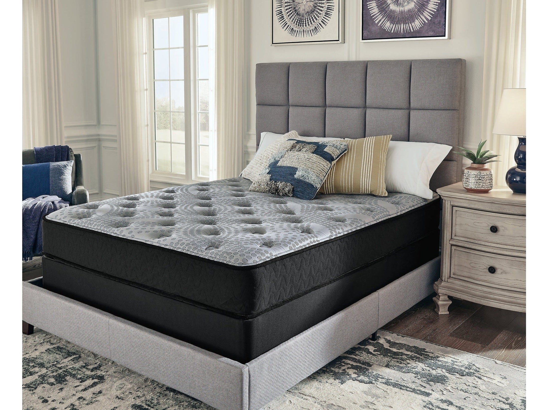 Comfort Plus Gray King Mattress