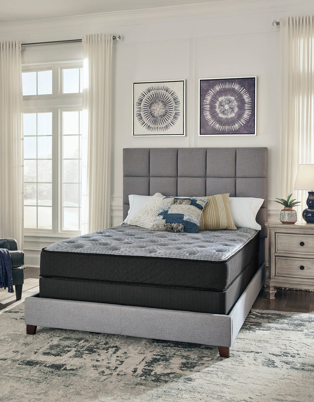 Comfort Plus Gray King Mattress