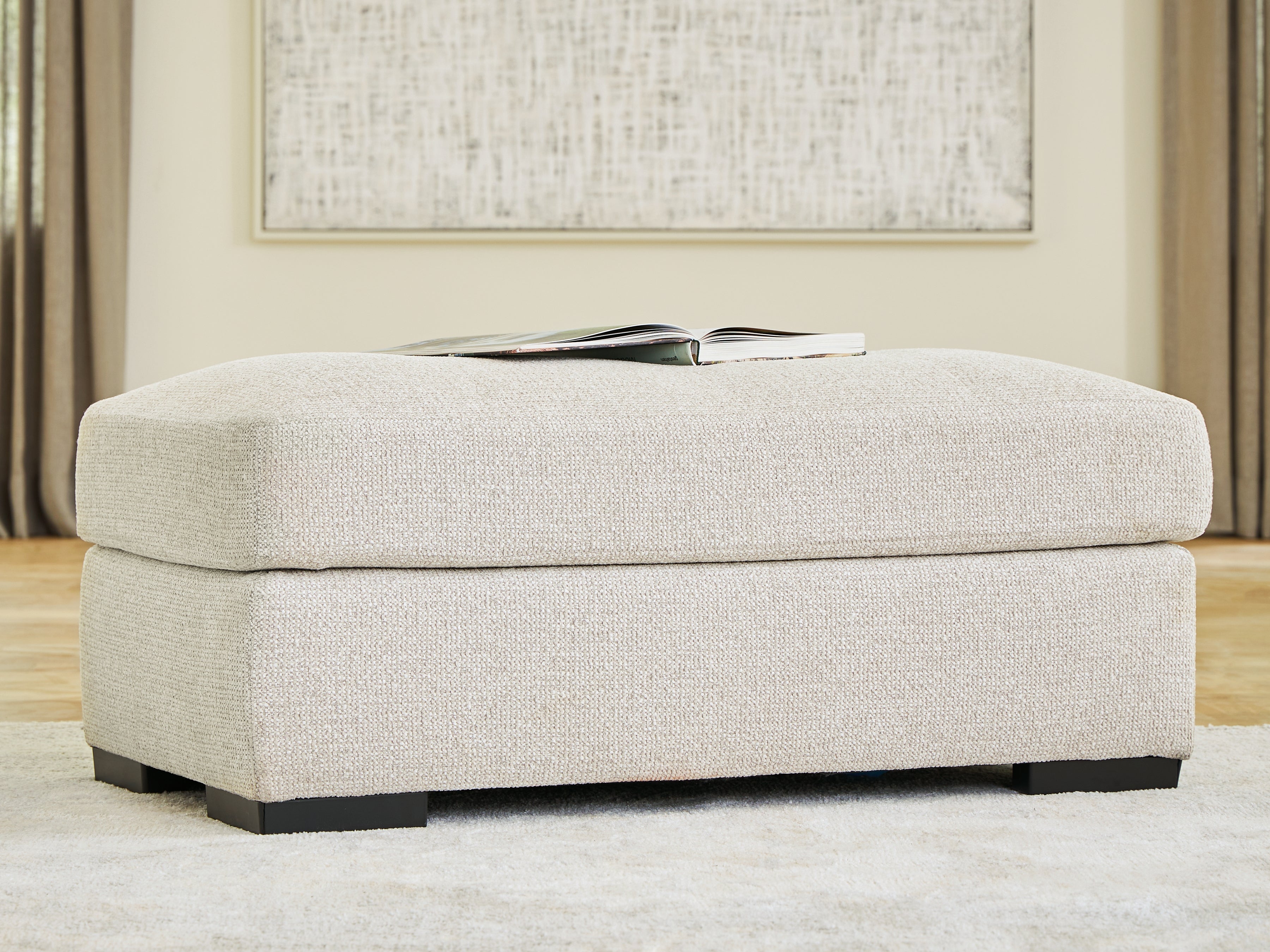 Conlee-Pike Linen Ottoman