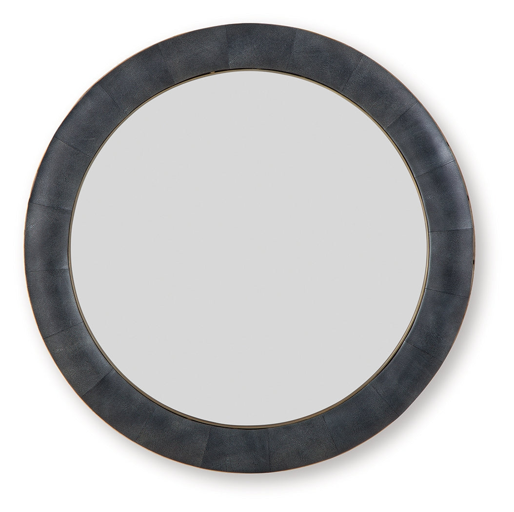 Corinsworth Charcoal/Brass Finish Accent Mirror