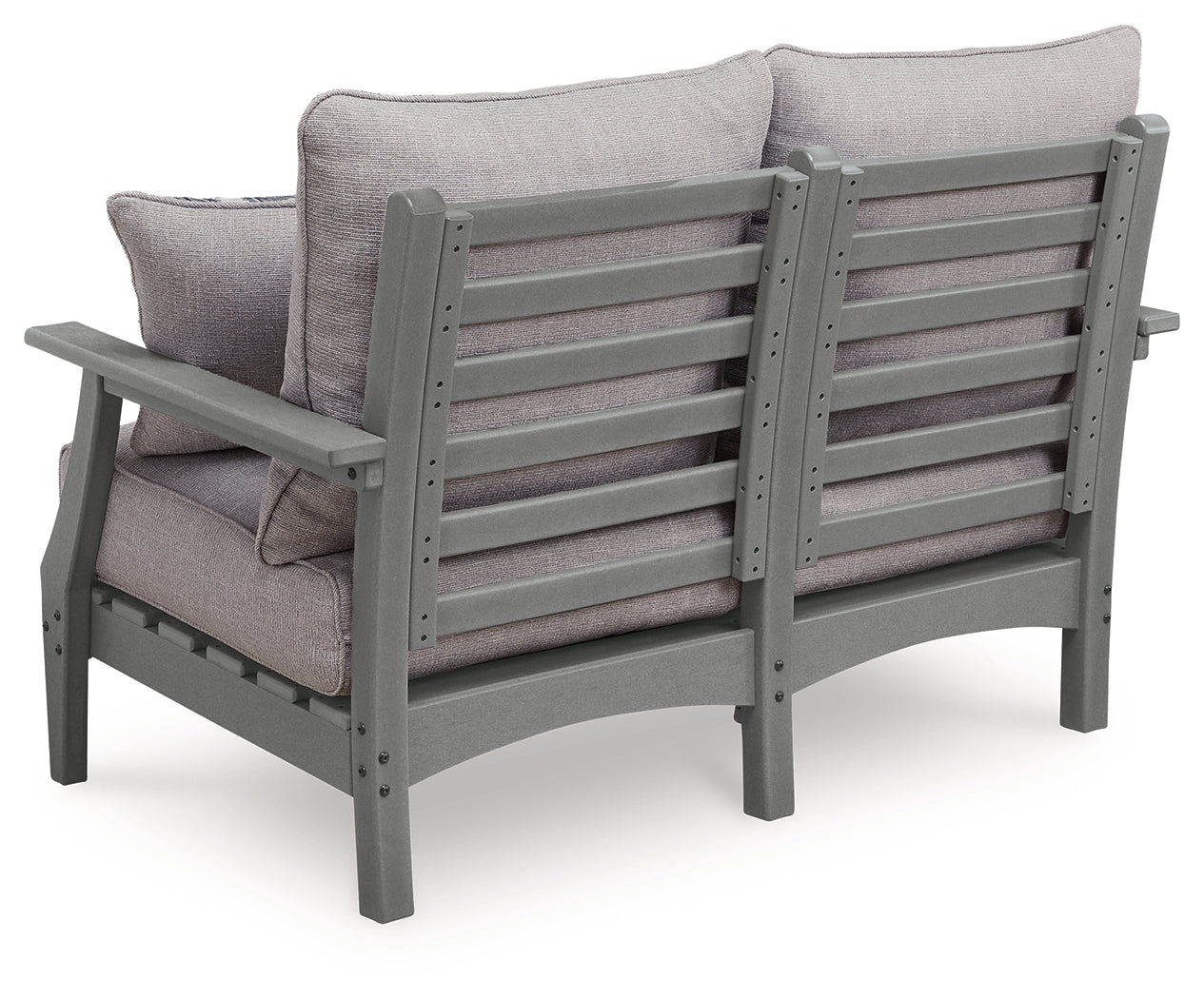 Cove Beach Gray Loveseat w/Cushion