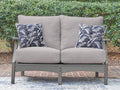 Cove Beach Gray Loveseat w/Cushion