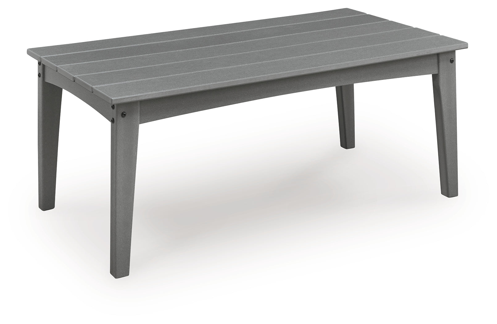 Cove Beach Gray Rectangular Cocktail Table