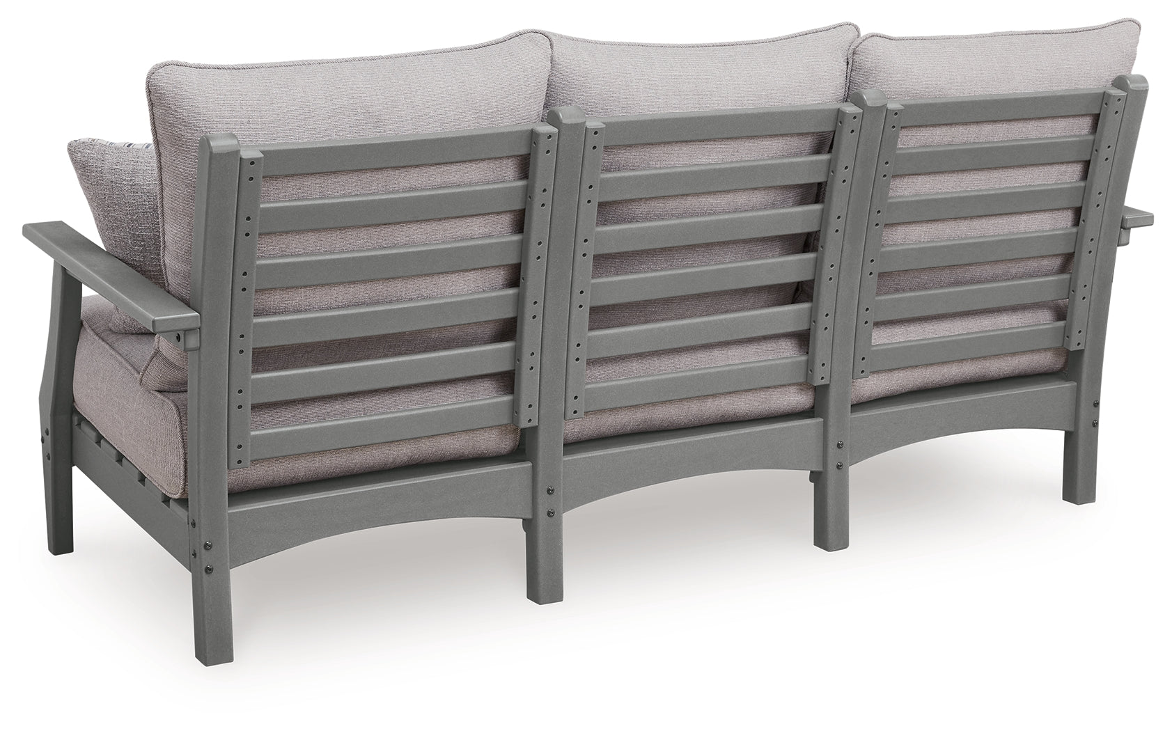 Cove Beach Gray Sofa with Cushion