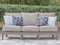 Cove Beach Gray Sofa with Cushion