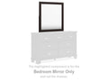 Covetown Bedroom Mirror, Dark Brown