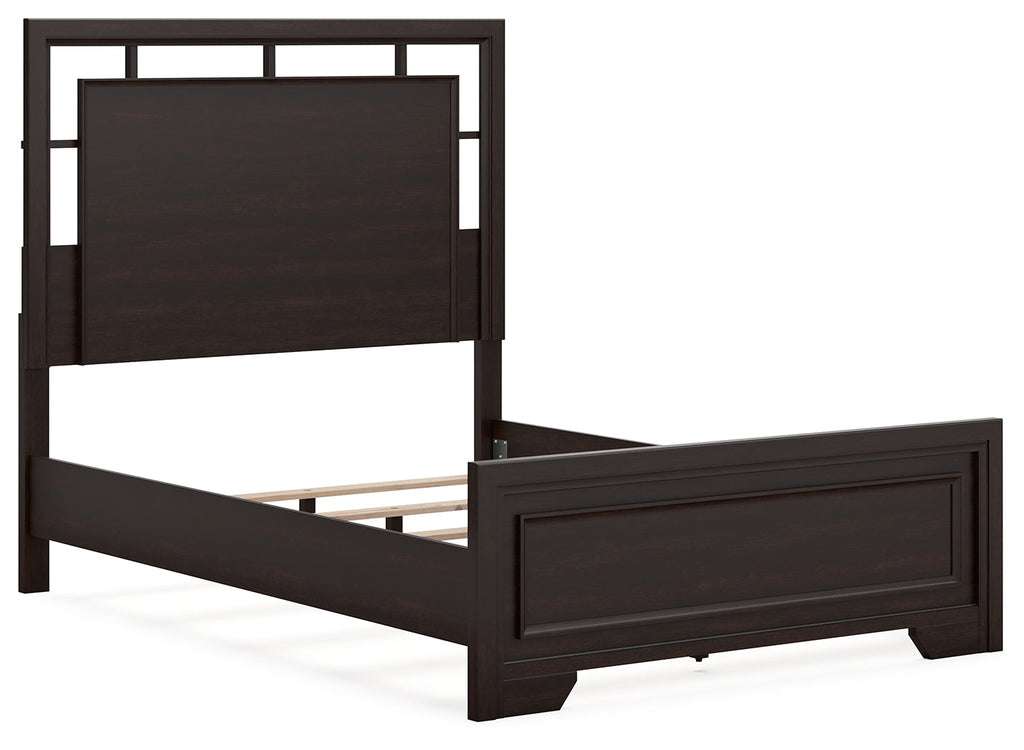 Covetown Dark Brown Full Panel Youth Bed