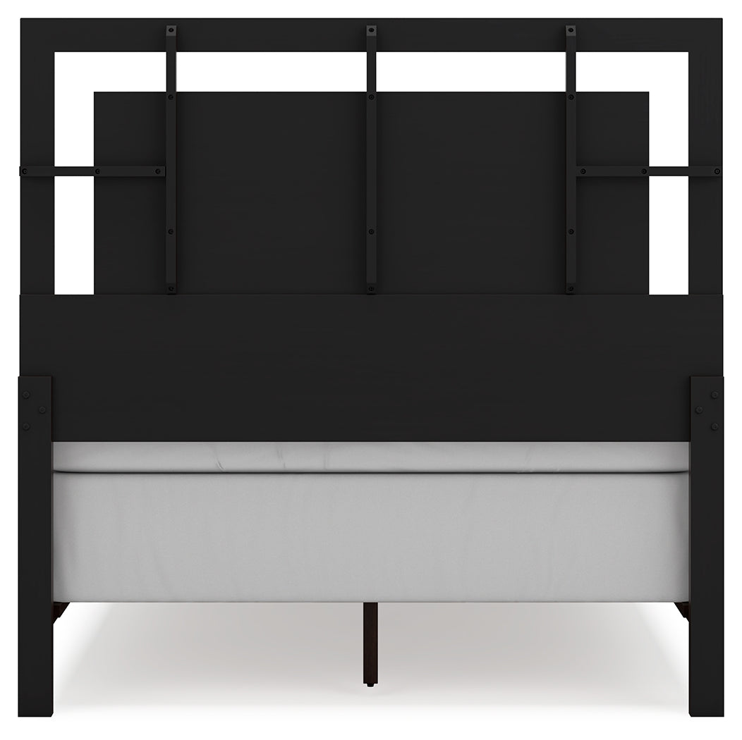 Covetown Dark Brown Full Panel Youth Bed