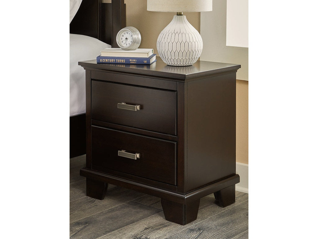 Covetown Dark Brown Nightstand