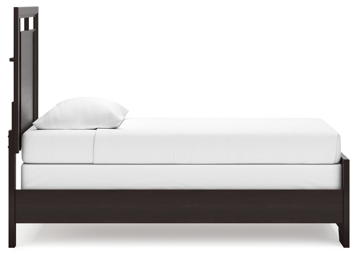 Covetown Dark Brown Twin Panel Youth Bed