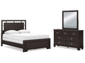 Covetown Queen Panel Bedroom Set with Dresser and Mirror