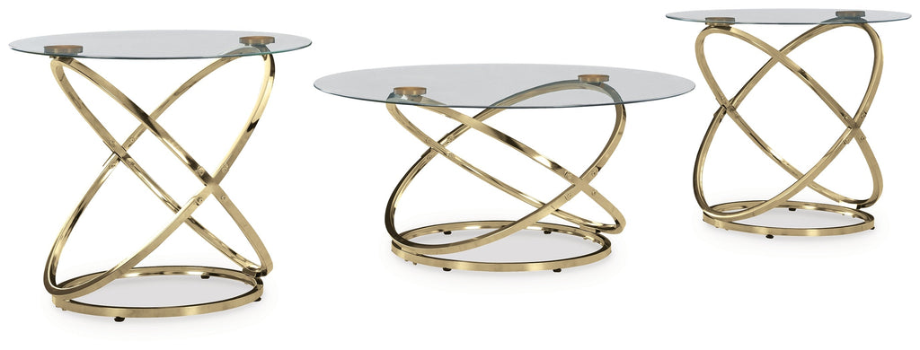 Crimonti Champagne Occasional Table Set (Set of 3)