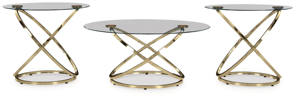 Crimonti Champagne Occasional Table Set (Set of 3)