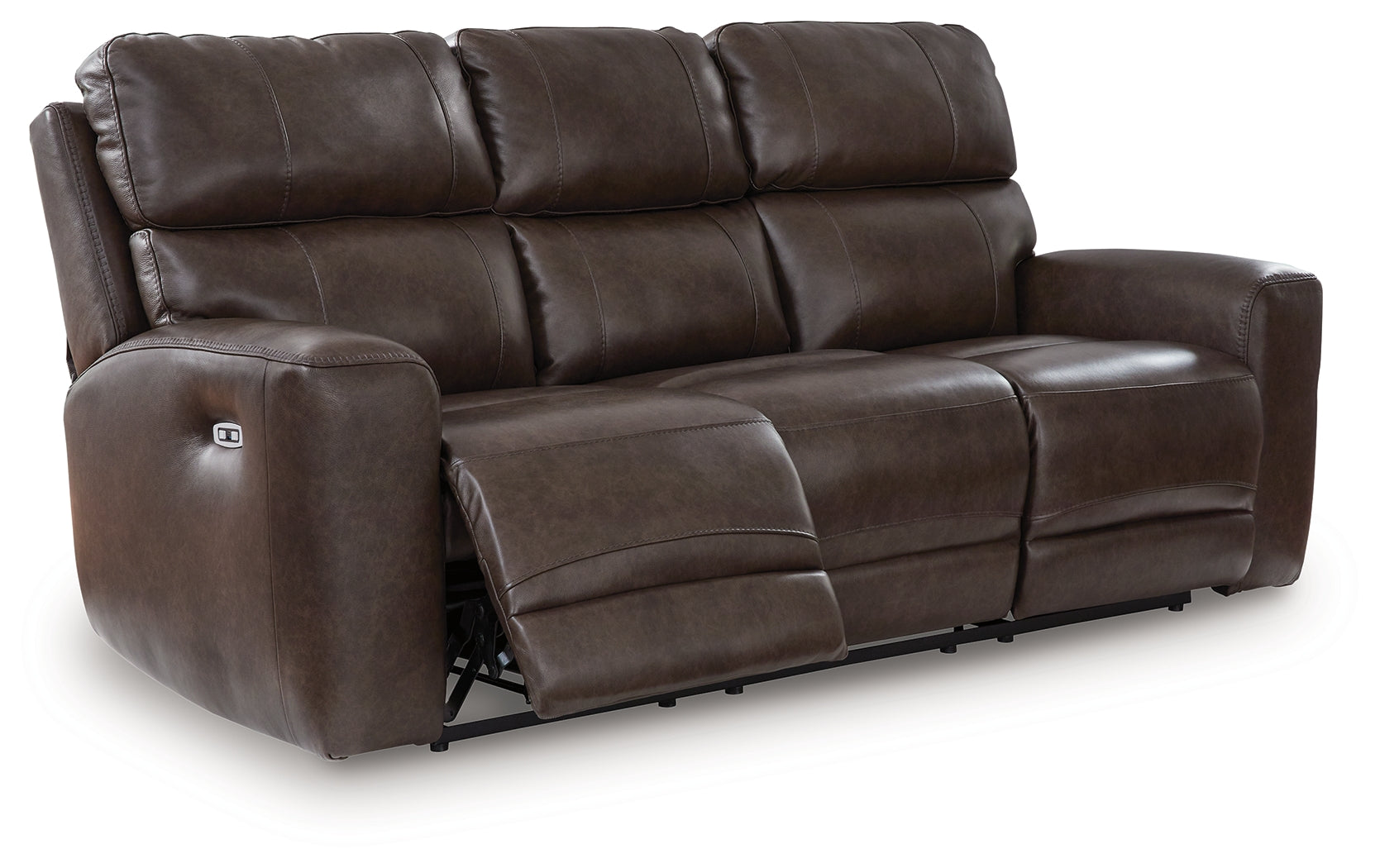 Crossplex Smoke Power Reclining Sofa and Power Recliner